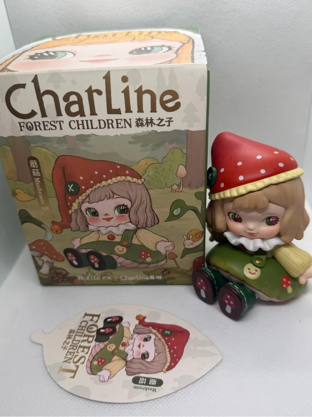 CharLine Forest Children Mushroom Girl Figure